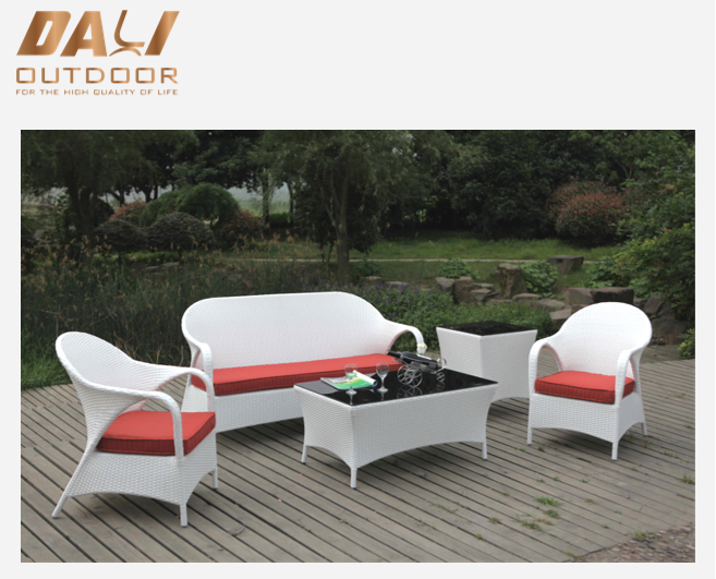 rotan perabot luar Perabot sofa sudut rotan /perabot taman rotan sofa keratan